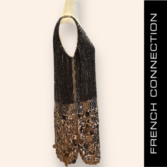NWT‎ French Connection Women's Sparkle Hour Dress, Size 10, MSRP $398 - Picture 4 of 12